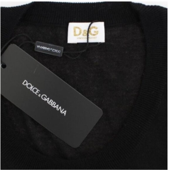Dolce & Gabbana Women's Crewneck Black Sweater - Picture 8 of 14